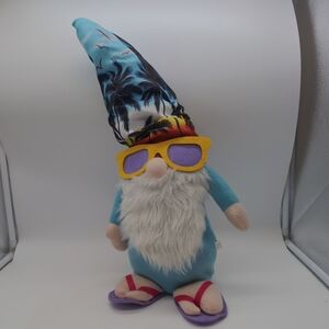 Colorful summer Gnome Plush with Sunglasses Stuffed Animal